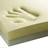 Memory Foam Mattress Topper without Cover Luxury Hypoallergenic Foam Cut to Size Memory Foam Topper Replacement with UK Size Single | Small Double | Double | King (Single 36"x72"x1")