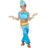 tectake Girlsâ Eastern Princess Costume - 152 (11-12y) - Blue