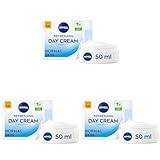 NIVEA Refreshing Day Cream (50ml), Day Cream for Women Provides 24 Hour Moisture, NIVEA Face Cream Enriched with Vitamin E and SPF 30 for Normal Skin (Pack of 3)