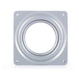 1 pc rotatable bearing turntable bearings steel square swivel plate for diy