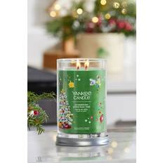 Yankee Candle Green Signature Large Tumbler Shimmering Christmas Tree Scented Candle