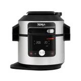 Ninja OL750UK Foodi 7.5L One Lid Multi Cooker 15 in 1 & Probe - Black/Stainless Steel