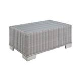 Modway Outdoor Conway 32In Outdoor Patio Wicker Rattan Coffee Table