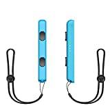 FIEHDUW Wrist Straps for Switch Joycon 1 Pair, Portable Replacement for Switch Controller Strap, Joy Con Wrist Straps with Automatic Lock and Adjustable Tightness (Blue)