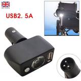 Led electric wheelchair lights for mobility motorized electric power wheel uk