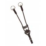 LeMieux Elasticated Martingale Attachment - Brown/Silver Size: Full