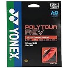 YONEX Poly Tour Rev Tennis String Set - 16L/1.25mm, Bright Orange