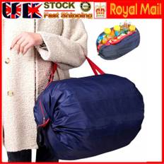 Foldable shopping bag one-shoulder travel portable large grocery bag uk