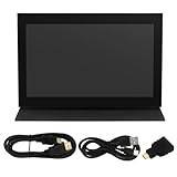 Fiorky Small Touchscreen Monitor 7 inch IPS 1024 * 600 Portable Monitor with Cortical Shll Holder HD Touch Display HDMI-Compatible PC Display Capacitive Touch Monitor for Raspberry Pi Windows