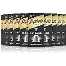 Segafredo Zanetti - 100 Nespresso® * Compatible Capsules, Intenso Coffee, Full and Persistent Taste - 10 Boxes of 10 Capsules