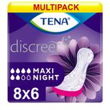 Multipack 8x TENA Discreet Maxi Night (976ml) 6 Pack Incontinence Protection