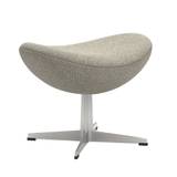 Fritz Hansen - Limited Edition 2023 Egg Chair™ Footrest Fabric - grau/Kvadrat Moss 0005 (52% Baumwolle, 22% Viskose, 14% Polyacryl, 6% Leinen, 3% Poly