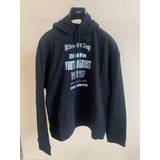 Raf Simons Youth Against Isolation Hoodie In Black, Men's (Size Medium)