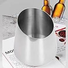 DSHIOP Ice Bucket Container, Ice Barrel, Bottle Cooler, Champagne Bucket Stainless Steel Longer Cold Storage Time Makes Cleaning Easy Bucket Ice Bucket(Color:Silver)