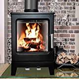 Limitless 2000W White Free-Standing Cast Iron Effect Electrical Fireplace Heater 