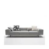 Kartell Largo Sofa - Color: Black - Size: 116in. - 3 Seater Sofa - 7160/TN