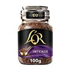 L'OR Intense Instant Coffee 100g (Pack of 6 Jars, Total 600g)