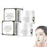 Tea Tree Acne Removal Clay Mask,Anti Pores & Acne Clay Mask, Green Tea Face Mask, Blackhead Remover Mask, Deep Cleaning Pores for face (2PCS)