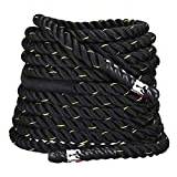 Sporteq Power Battle Rope Heavy Exercises Battling Gym Ropes For Home & Gym Strength Conditioning Workout
