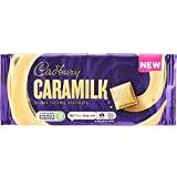 Cadbury Caramilk Golden Caramel Chocolate Bar, 90 g. White Chocolate, Snack, Dessert, Sharing Bar, Birthday, Present, Vegetarian | Pack of 5 | New Edition | Sold by EPL