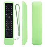 Protective Silicone Remote Case for Bose Soundbar 500 700 Remote Control, Shockproof, Washable and Skin-Friendly Cover, Non-Slip and Durable (Glow in Dark Green)