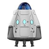 Space Capsule Galaxy Projector 8 Lighting Modes Sky Projection Lamp Remote Control Nebula Starry Lights USB Nebula Ceiling LED Lamp Intelligent Timing Galaxy Projector for Bedroom Gaming Room Space Ca