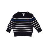 Ralph Lauren Kids Cotton Striped Sweater (3-24 Months) - navy - 6 mth