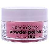 Cuccio Watermelon Pink with Pink Mica Dipping Powder 14g