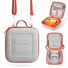 BLOOOK Travel Case Compatible with Yoto Mini,Carry Case Compatible with Yoto Mini Player Accessories,Holder Bag Compatible with Yoto Headphones & Yoto Card Case (Gray-L)