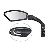 Genggeng Electric Scooter Rear View Mirror Compatible With Xiaomi M365 1S M365 Pro Mi Pro2 Scooter Unbreakable Stainless Steel Lens Clear Wide Range (Color : 1PC Left)