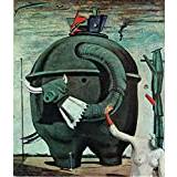 p5992 A1 Canvas Max Ernst The Celebes Elephant 1921 - Art Painting Movie Game Film - Wall Gift Reproduction Old Vintage Decoration