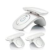 BANNAB Cordless Landline Phones,Cordless Telephone,Equipped with a large backlit display, hands-free function and call blocking,House Phones Cordless with Answer Machine (3white)