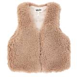 Molo Hatcha faux fur vest - neutrals (Y 5)
