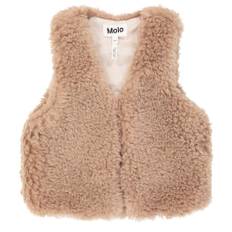Molo Hatcha faux fur vest - neutrals (Y 5)