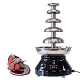 Commercial Machine,Chocolate Fountain Machine, 7 Tiers Stainless Steel Chocolate Waterfall Machine, 30~110℃ Adjustable Commercial Heater Melter for Party Restaurant Wedding Family