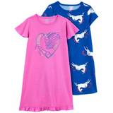 Carter's Toddler Girls 2-Pack Nightgowns 5T Pink/Blue