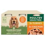 Harringtons Poultry Wet Dog Food Cans Multi Pack
