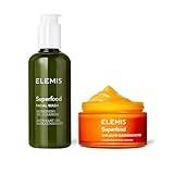 ELEMIS Superfood AHA Facial Cleanser to Brighten & Nourish Skin, Gentle Double Cleansing, Anti-Wrinkle, Hydrating Formula Removes Makeup & Leaves Plump, Healthy & Glowing Complexion - Single or Bundle