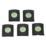 5Pack Camera Hot Shoe Cover, Universal Hot Shoe Cap with Bubble Level, Camera Flashlight Hot Shoe Protector for Nikon for Pentax for Fujifilm Camera, Easy to Install
