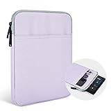 9.7-11" Tablet Carrying Sleeve Case Bag for 2023 Amazon Fire Max 11 Inch / 10.1" Fire HD 10 & 10 Plus/Fire HD 10 Kids & 10 Kids Pro, iPad Pro 11 2024 Protective Case(Purple)