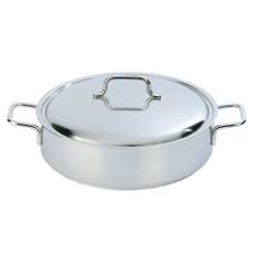 Demeyere Apollo Shallow Casserole with Lid 28cm Stainless Steel