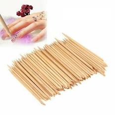Professional orange wood sticks for nail art cuticle pusher pedicure tool set