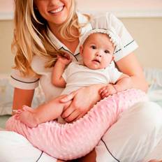 SHEIN Ultra Soft Snug Minky Nursing Pillow Cover Minky Dots Nursing Pillow Slipcovers For Breastfeeding Moms