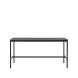 Muuto Base high bar table Black linoleum, black legs, plywood edge, b85 l190 h95