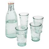 French Home Recycled Clear Glass Set