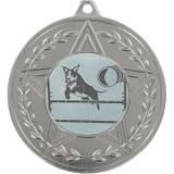 Sirius Dog Agility Medal Silver 50mm (2")