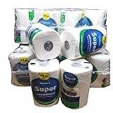 12 Rolls 2 Ply Super Jumbo Kitchen Roll Household Paper Towel Tissue