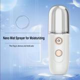 30ml Mini Facial Steamer Mist Sprayer Nano Mister Hydrating Face Mist Spray Bottle Humidifier Spa Skin Care Moisturizing