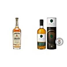 Jameson Crested Triple Distilled Blended Irish Whiskey, 70 cl & Green Spot Single Pot Still Irish Whisky with Gift Box, 70cl