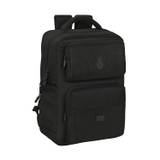 Premium Double Laptop Backpack Black - NS